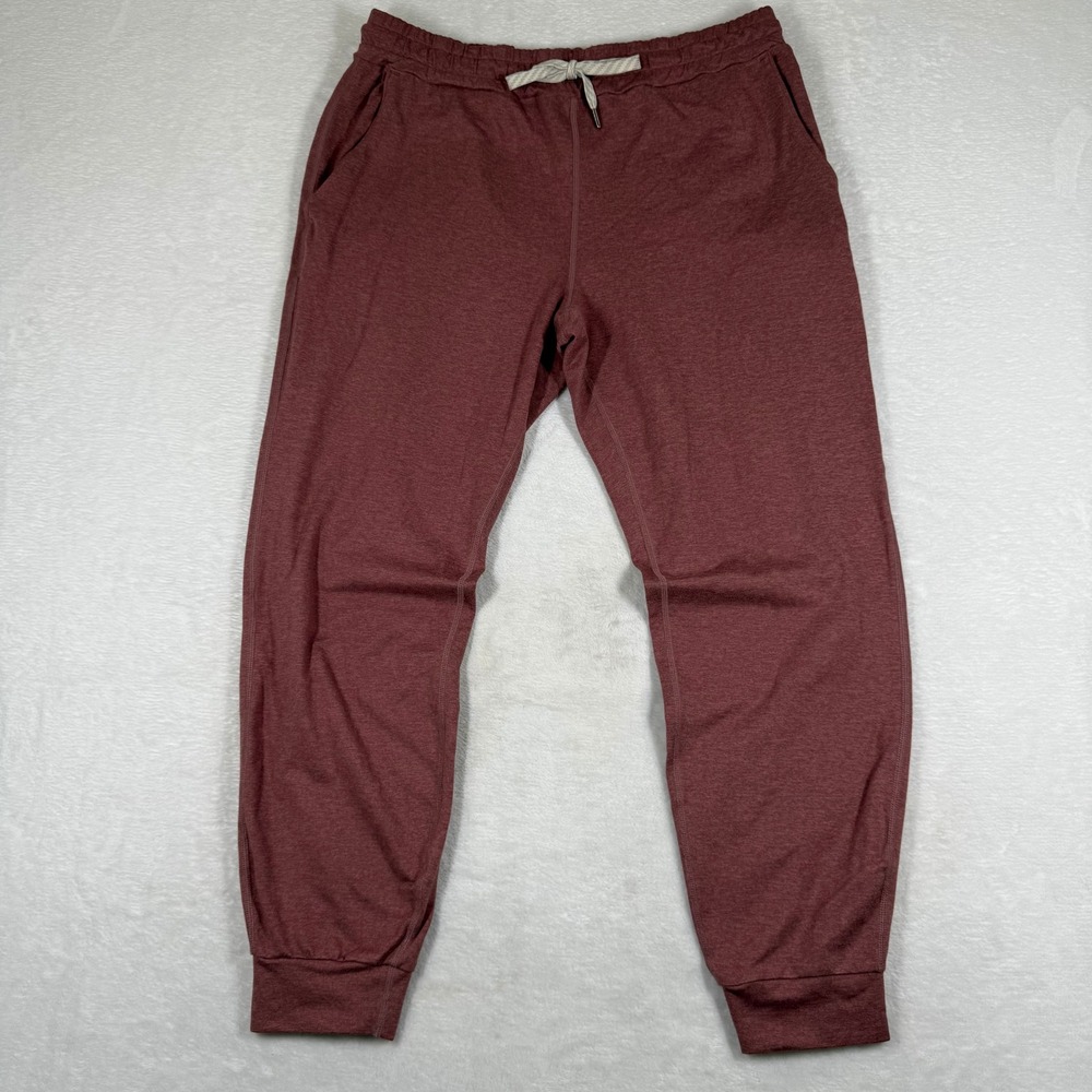 Vuori‎ Performance Jogger Mahogany Heather Womens Size S Slim Fit Sweatpants
